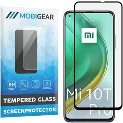 Mobigear Premium Xiaomi Mi 10T Pro Glas Skærmbeskytter - Case Friendly - Sort