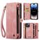 CaseMe 008 iPhone 14 Pro Max Case Detachable 2-in-1 Wallet Case Wallet - Pink