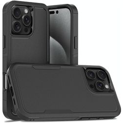 Mobigear Heavy Armor iPhone 16 Pro Max Kova Suojakuori Iskunkestävä - Musta