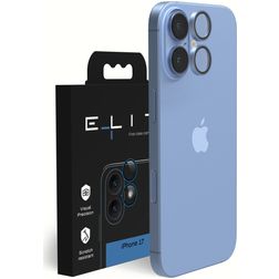 Elite iPhone 17 Tempered Glass Camera Lens Protector - Case Friendly - Blue