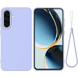 Mobigear Rubber Touch Samsung Galaxy A37 Silicone Capa traseira - Roxo