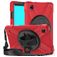 Mobigear SureGrip XGuard Samsung Galaxy Tab A7 Lite Cover Hård plast / Silikone Bagsidecover + Skulderrem + Stander - Rød