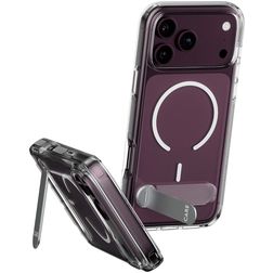 CARE by PanzerGlass Kickstand iPhone 18 Pro MagSafe Hardcase Back cover Antiurto con supporto - Trasparente / Bianco