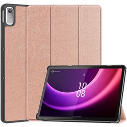 Mobigear Tri-Fold Lenovo Tab P11 Gen 2 Knížkové pouzdro - Růžově zlatá
