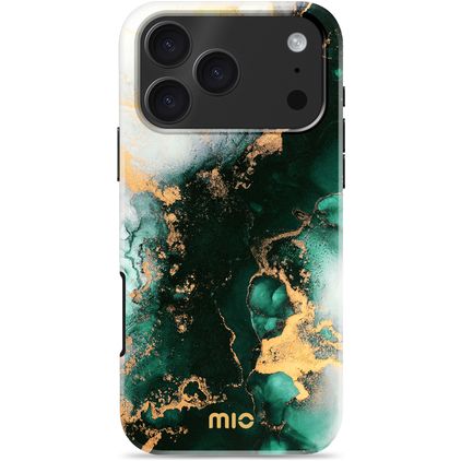 MIO iPhone 17 Pro Max MagSafe Plástico rígido Capa traseira - Green Marble