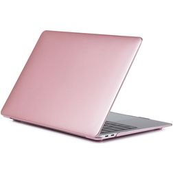 Mobigear Metallic MacBook Air 13 polegadas (2018-2020) Capa rígida para MacBook - Rosa dourado - Modelo A1932 / A2179 / A2337