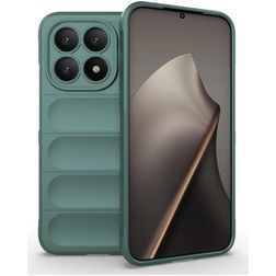 Mobigear Bumpy Xiaomi 15T Fleksibel TPU Bagsidecover - Mørkegrøn