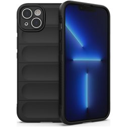Mobigear Bumpy iPhone 14 Plus Flexibilní TPU Zadní kryt - Černá