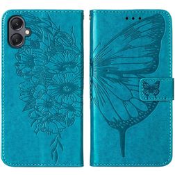 Mobigear Butterfly Samsung Galaxy A05 Knížkové pouzdro Peněženka - Modrá