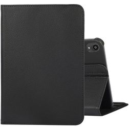 Mobigear DuoStand iPad Mini 7 (2024) Roterande Plånboksfodral - Svart