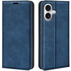 Mobigear Retro Slim iPhone 17 Knížkové pouzdro Peněženka - Tmavě modrá