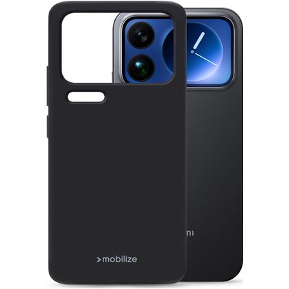 Mobilize Rubber Gelly Xiaomi 17 Pro Flexibilní TPU Zadní kryt - Černá