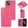 Mobigear Wallet iPhone 13 Pro Max Etui z klapką 2w1 z odpinanymi pleckami typu portfel - Magenta