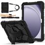 Mobigear SureGrip Xtreme Samsung Galaxy Tab A9 Plus (2023) Case Plastic / Silicone Back cover + Shoulder Strap + Stand - Black