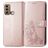 Mobigear Clover POCO X3 GT Lompakkokotelo + Setelitasku - Ruusukulta