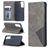 Mobigear Rhombus Slim Samsung Galaxy S21 Funda tipo libro - Gris