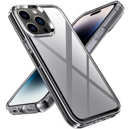 Mobigear Crystal iPhone 14 Pro Plástico rígido Capa traseira - Transparente / Cinzento