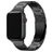 Mobigear Sydney Titanio Apple Watch Cinturino Chiusura a farfalla - 49/46/45/44 mm - Nero