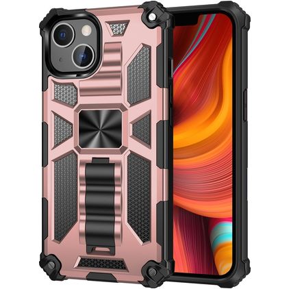 Mobigear Armor Stand iPhone 13 Pro Max Hard Case Back cover Shockproof with Stand - Rose Gold