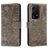 Mobigear Flowers HONOR 200 Lite Wallet case - Grey