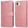 Mobigear Wallet iPhone 17e Pungetui med Seddelrum - Rosaguld