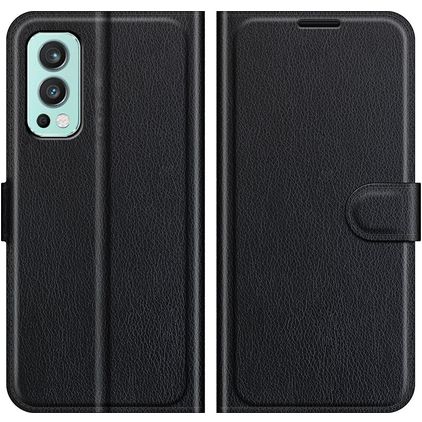 Mobigear Classic OnePlus Nord 2 Cover a libro portafoglio - Nero