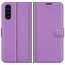 Mobigear Classic Sony Xperia 10 III Funda tipo libro Cartera - Morado