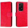 Mobigear Flowers HONOR 200 Lite Funda tipo libro Cartera - Rojo
