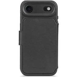 Decoded Detachable Wallet iPhone Air MagSafe Case Genuine Leather Detachable 2-in-1 Wallet Case Wallet - Black