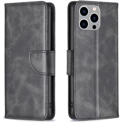 Mobigear Excellent iPhone 15 Pro Max Funda tipo libro Cartera - Negro