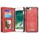 CaseMe 008 iPhone 8 Plus Etui z klapką 2w1 z odpinanymi pleckami typu portfel - Czerwony