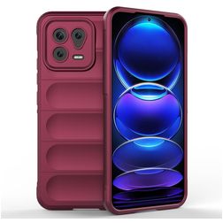 Mobigear Bumpy Xiaomi 13 Flexible TPU Back cover - Burgundy