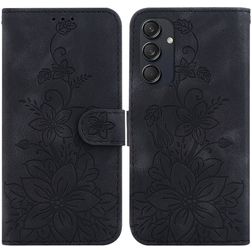 Mobigear Clover Samsung Galaxy M55 Funda tipo libro Cartera - Negro