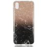 Mobigear Marble Huawei Y5 (2019) Flexibel TPU Skal - Svart / Roséguld