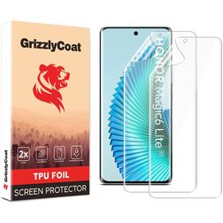 GrizzlyCoat HONOR Magic 6 Lite Idrogel TPU Protezione schermo - Compatibile con le cover + Telaio di installazione (confezione da 2)
