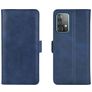 Mobigear Slim Magnet Samsung Galaxy A52 Wallet case - Dark Blue