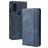 Mobigear Sensation Motorola One Action Cover a libro portafoglio - Blu