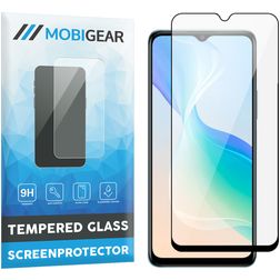 Mobigear Premium Vivo Y76 Härdat glas Skärmskydd - Skalvänligt - Svart
