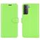 Mobigear Classic Samsung Galaxy S21 Cover a libro portafoglio - Verde