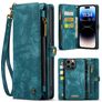 CaseMe 008 iPhone 15 Pro Max Case Detachable 2-in-1 Wallet Case Wallet - Blue