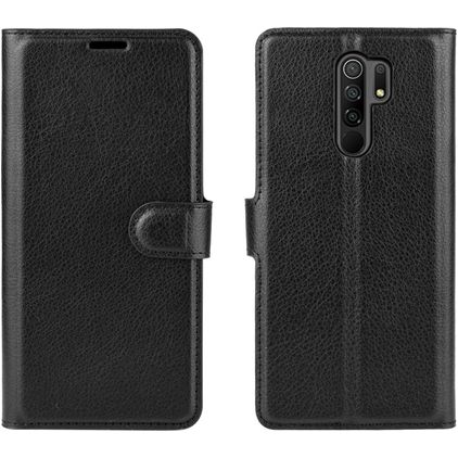 Mobigear Classic Xiaomi Redmi 9 Capa livro Carteira - Preto