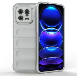 Mobigear Bumpy Xiaomi 13 TPU flexível Capa traseira - Cinzento