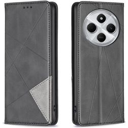 Mobigear Rhombus Slim Xiaomi Redmi 14C Wallet case - Black