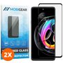Mobigear Premium Motorola Edge 20 Lite Härdat glas Skärmskydd - Skalvänligt - Svart (2-pack)