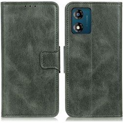 Mobigear Classy Motorola Moto E13 Etui z klapką typu portfel - Zielony