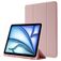 Mobigear Tri-Fold Gel iPad Air 11 pollici (2025) TPU / Poliuretano (PU) Cover a libro + Portapenna - Rosa