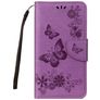 Mobigear Butterfly Samsung Galaxy A8 (2018) Wallet case - Purple