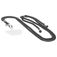 Mobiparts Phonecord Cordón para móvil universal ajustable - Urban Grey