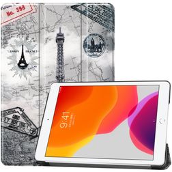 Mobigear Tri-Fold iPad 9 (2021) Wallet case - Eiffel Tower