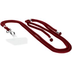 Mobiparts Phonecord Yleismallinen säädettävä puhelimen kaulanauha - Plum Red